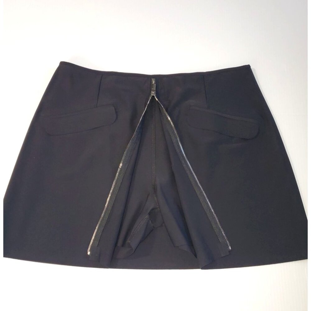 NWOT Athleta Women's Stellar Skort Black Skirt Zipper Size Large 1292 - Picture 4 of 12